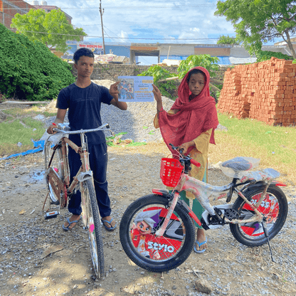 Gift Bicycle to Kids